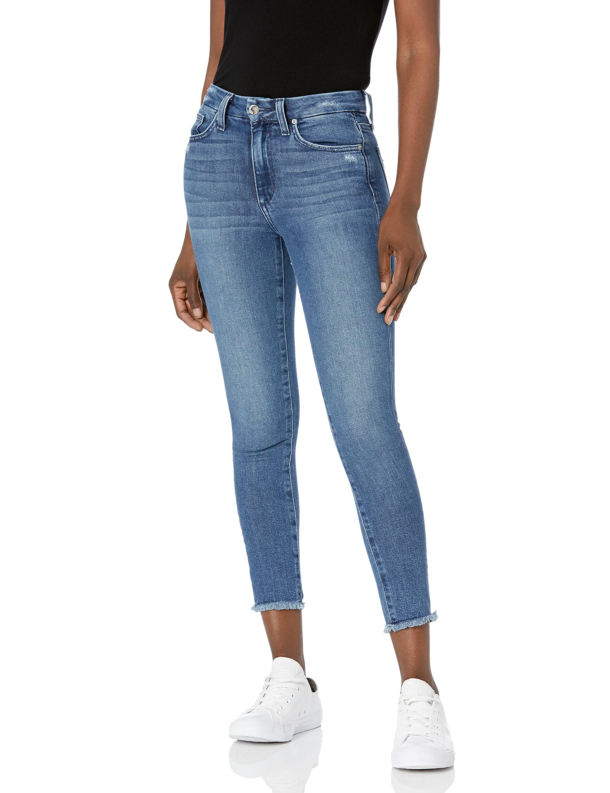 Joe's Jeans Women's Hi Honey High Rise Curvy Crop Jean - Slimming Stretch Denim Pants for Casual Wear & Night Out | Perfect for Date Nights, Office & Weekend Outfits