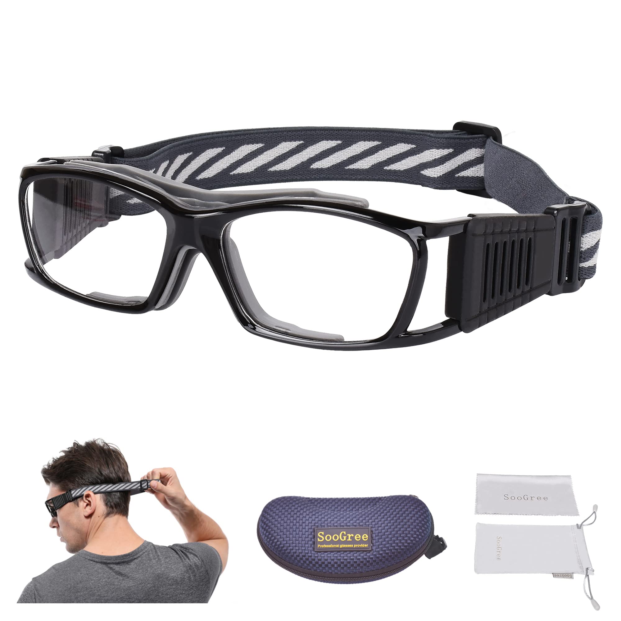 Basketball Dribbling Glasses - Sports Protective Eyewear Goggles for Men & Women - Shatterproof Impact Resistant for Training, Games & Outdoor Activities