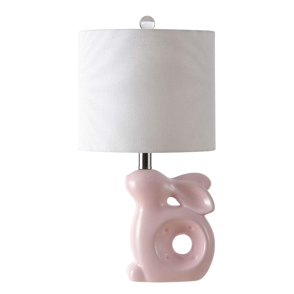 Safavieh Ruby Rabbit Pink Ceramic Table Lamp - 19