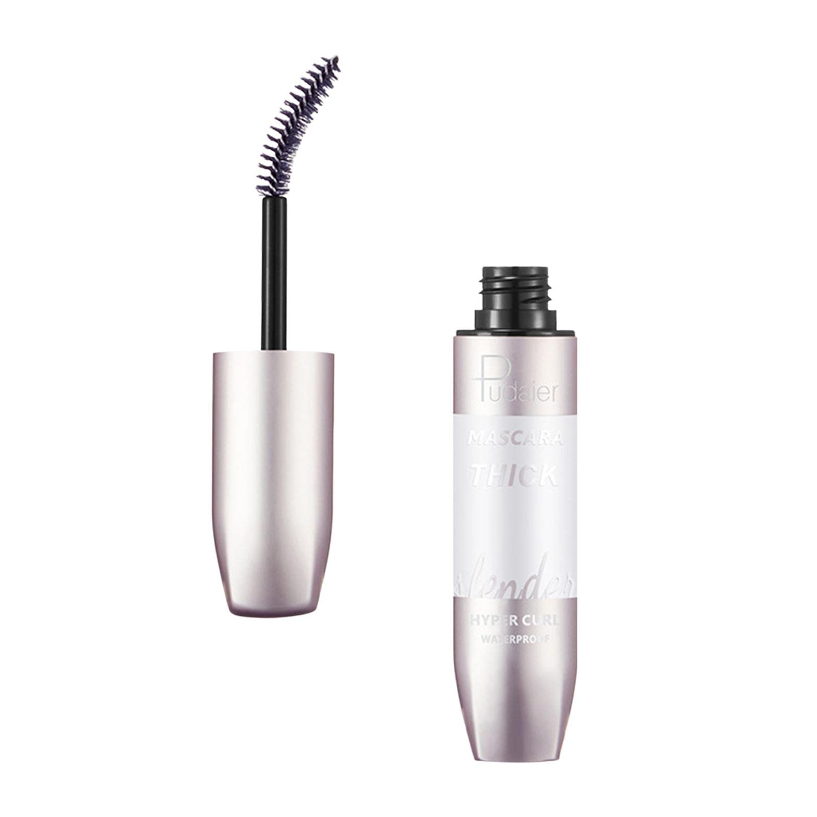 4D Voluminous Mascara for Thick Long Lashes - Waterproof, Smudge-Proof, Quick Drying & Clump-Free Formula - Easy Application for Dramatic Eye Look - Perfect for Daily Wear, Parties & Special Occasions (Brown)