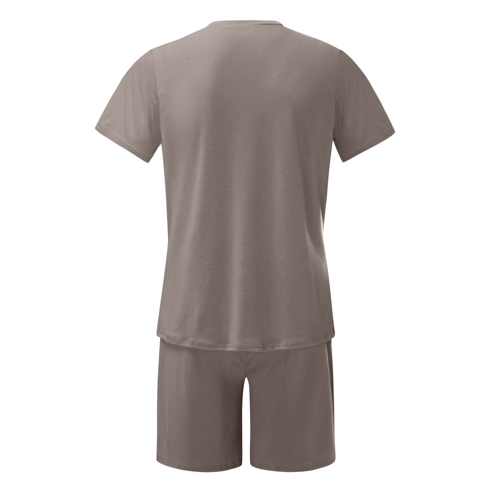 Spritumn-Home Men's Summer Sports Tracksuit Set - Gym Running Jogging Outfit with Shorts & T-Shirt (Sizes S-6XL) | Breathable Fitness Sportswear for Football, Workout & Outdoor Activities