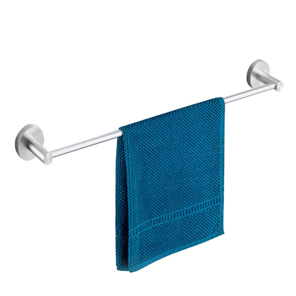 CAIFENG Wall-Mounted Towel Rack - Rustproof Aluminum Bathroom Towel Holder with Strong Adhesive & No Drill Installation - Perfect for Bathroom, Kitchen, Laundry Room Organization
