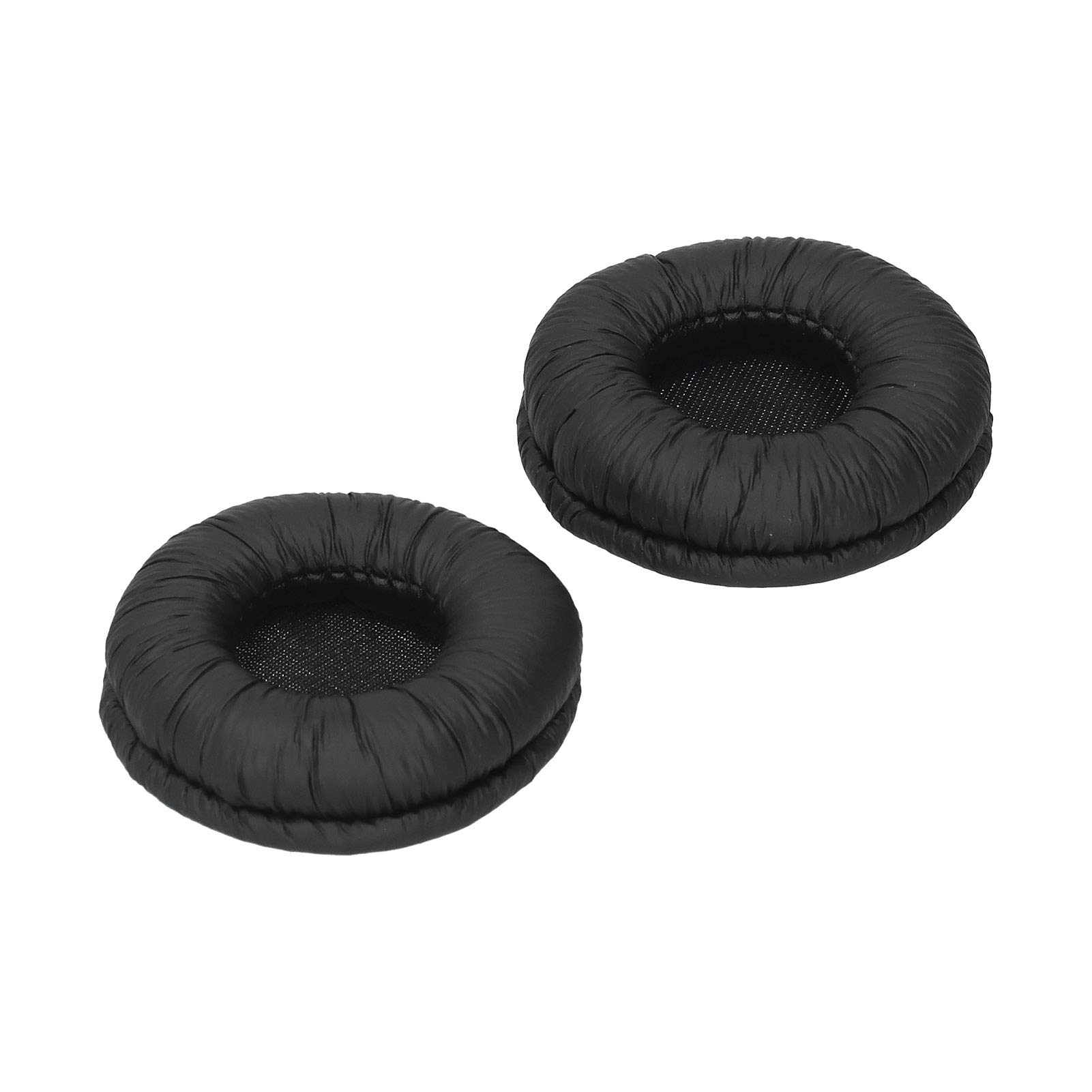 Premium Replacement Ear Pads - Universal 55mm Memory Foam Cushion Cover for Headphones (Black) | Comfort Upgrade for Gaming Headsets, Studio Monitors & Wireless Headphones