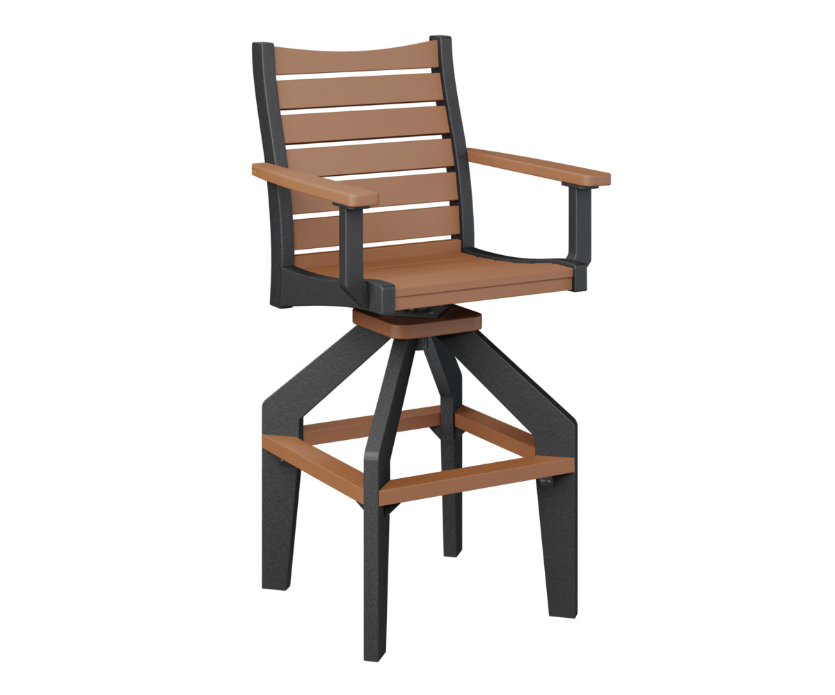 Berlin Gardens Bristol Swivel XT Chair - Heavy Duty Outdoor Patio Dining Chair with 360° Rotation, Weather-Resistant & Comfortable - Perfect for Backyard, Deck, Garden, and Poolside Relaxation