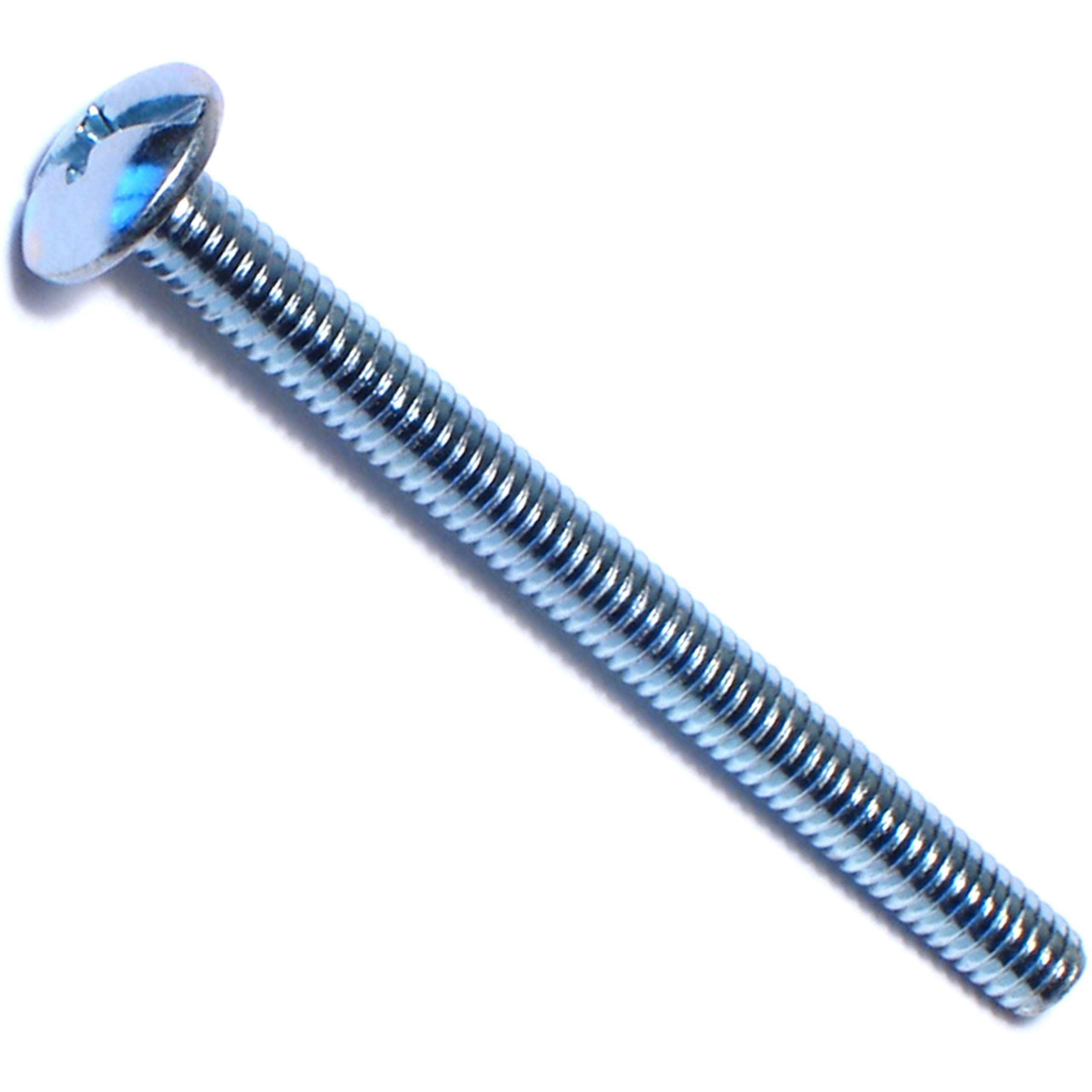 8-32 x 2 Inch Truss Machine Screws Combo Pack of 100 - Heavy Duty Fasteners for Furniture, Electronics & DIY Projects
