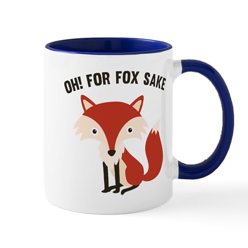 White/Navy Inside - Oh! For Fox Sake Mug