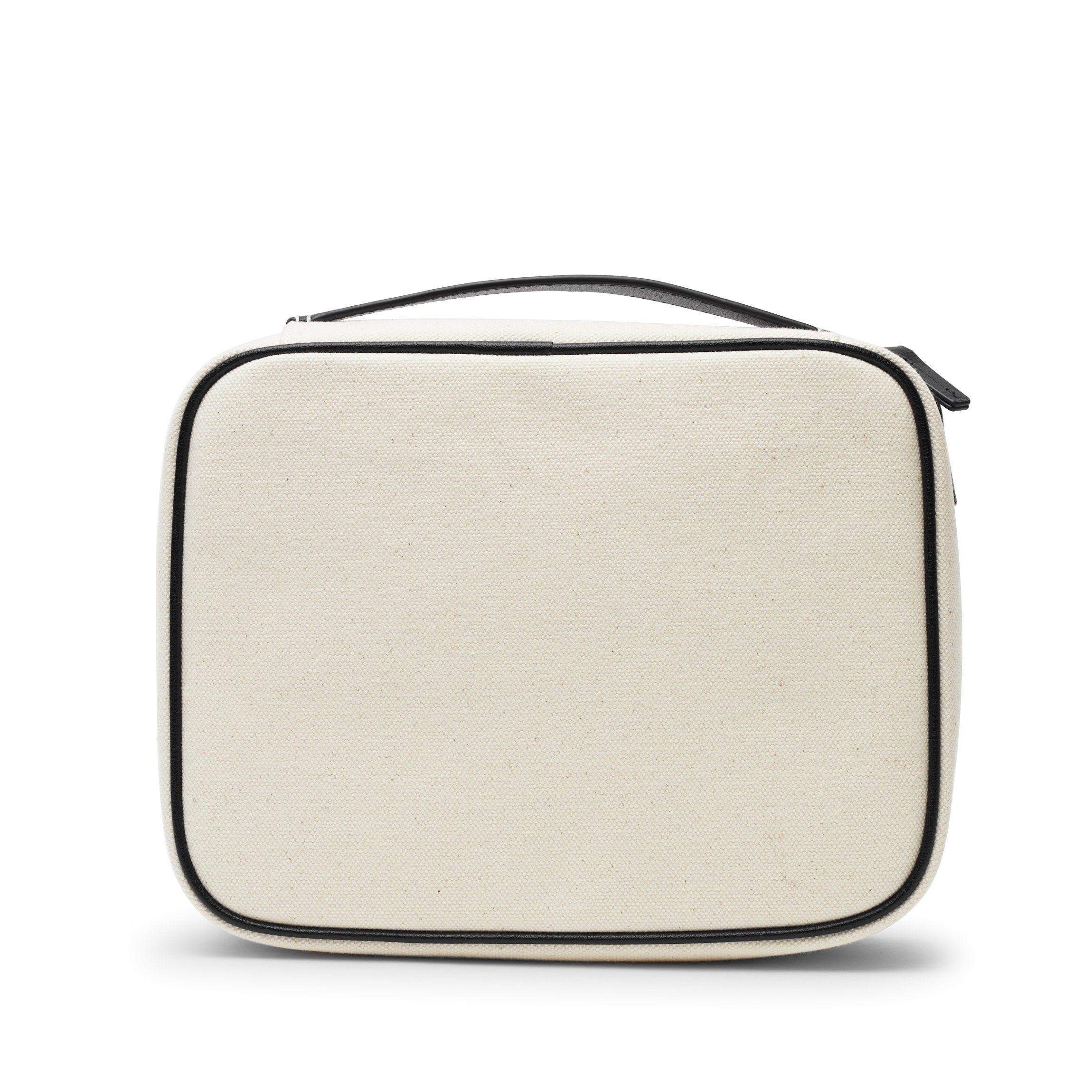 Premium Large Travel Organizer Bag - Durable Canvas in Natural & Black - Perfect for Suitcase Packing, Business Trips & Vacation Essentials