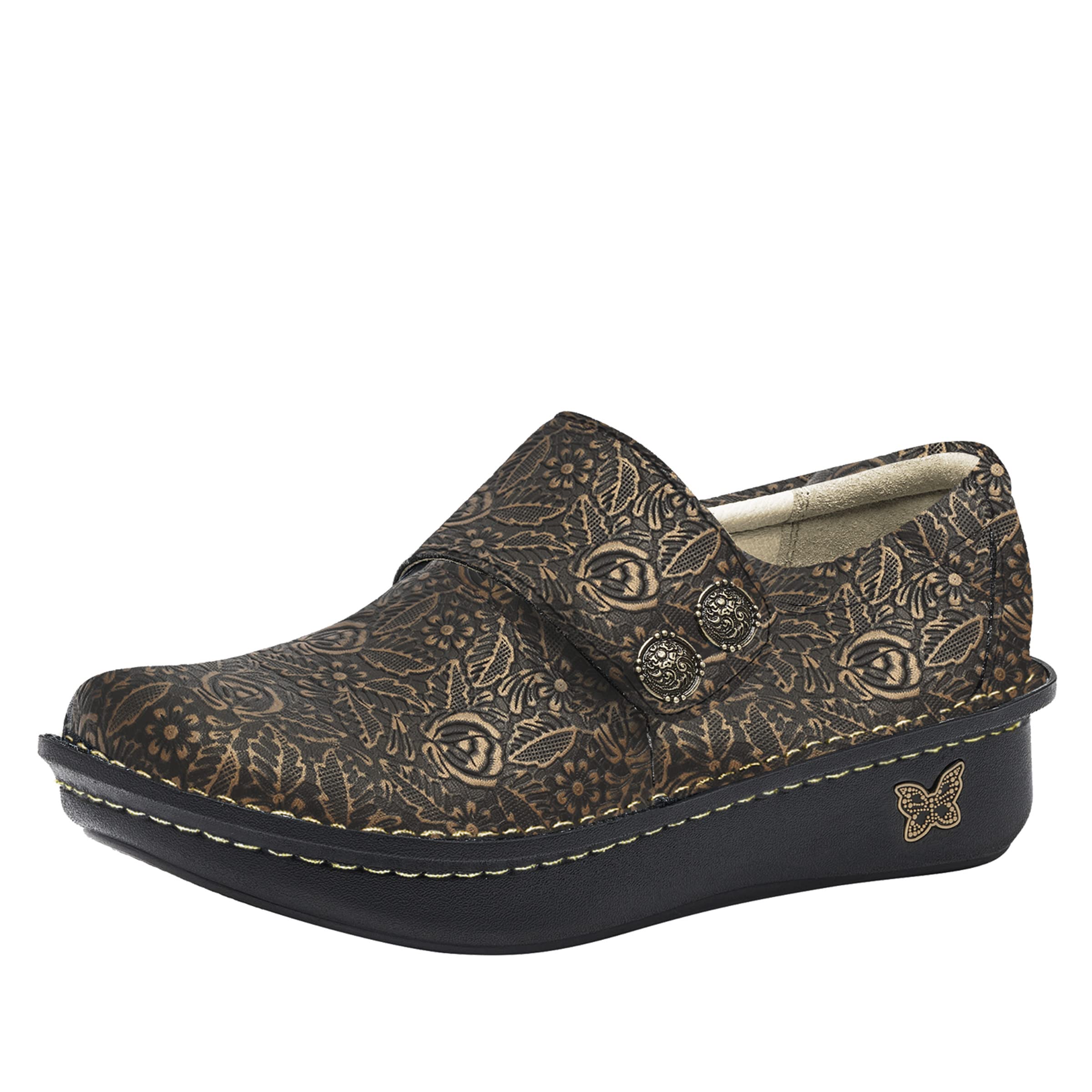 Alegria Women's Deliah Leather Shoes - Comfortable & Stylish Slip-On Loafers for Work, Travel & Everyday Wear