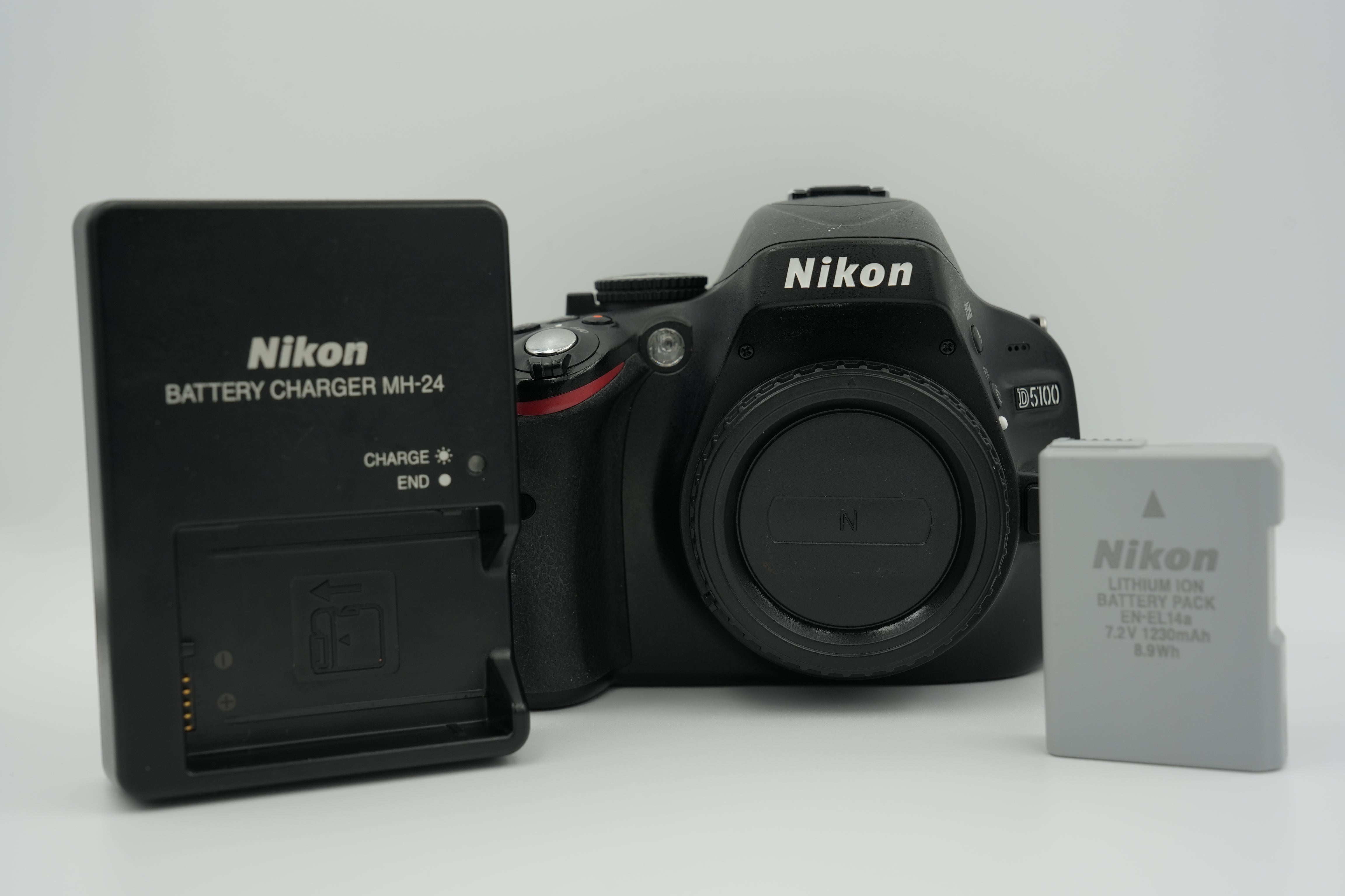 Refurbished Nikon D5100 DSLR Camera Body - 16.2MP Digital SLR with 3