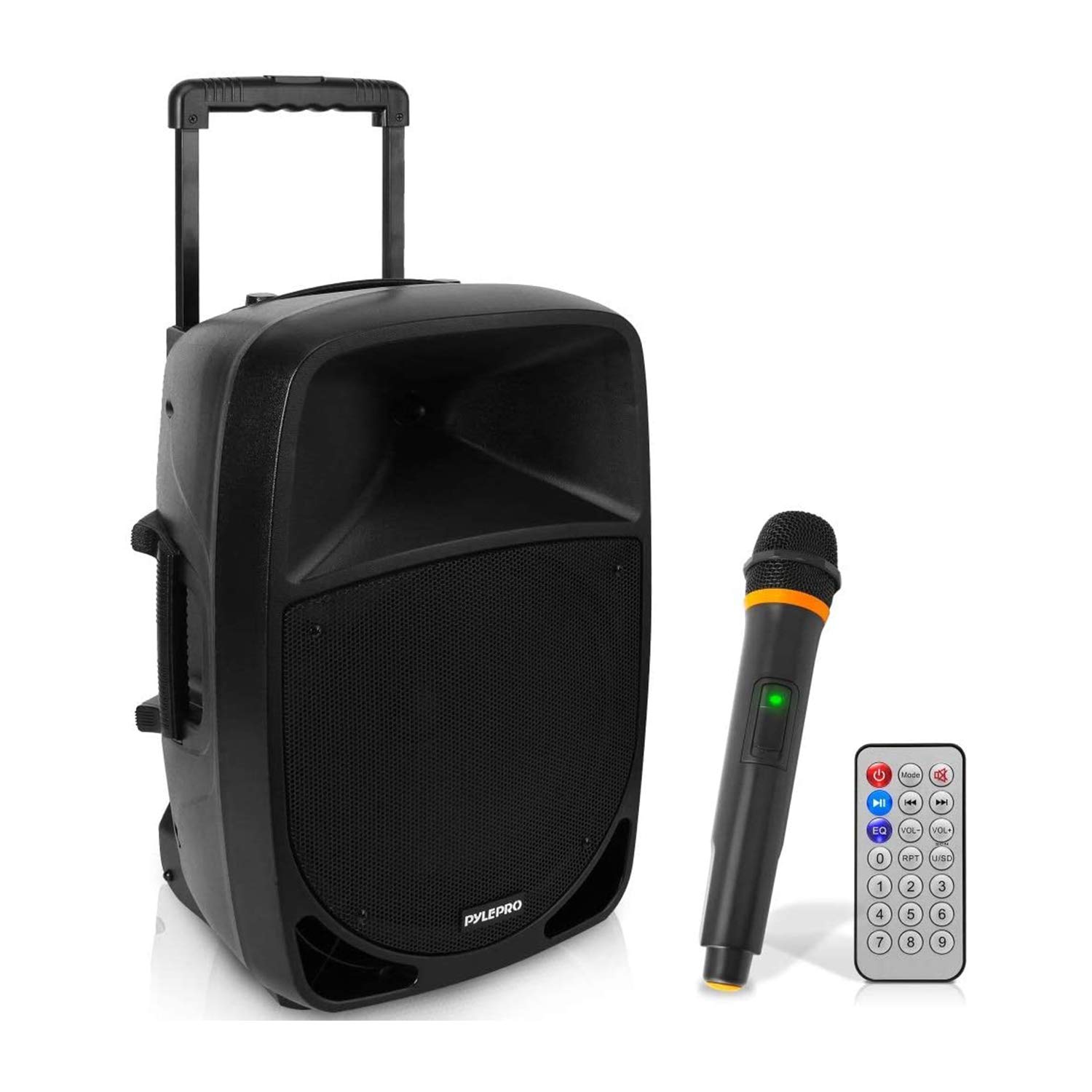 Pyle PSBT125A 1200W Portable Bluetooth PA Speaker with 12