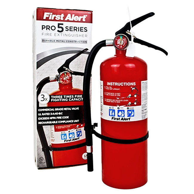 5 lb. Heavy Duty Plus Fire Extinguisher - UL Rated ABC Class for Home, Kitchen, Office, and Car Safety - Fast Emergency Fire Protection