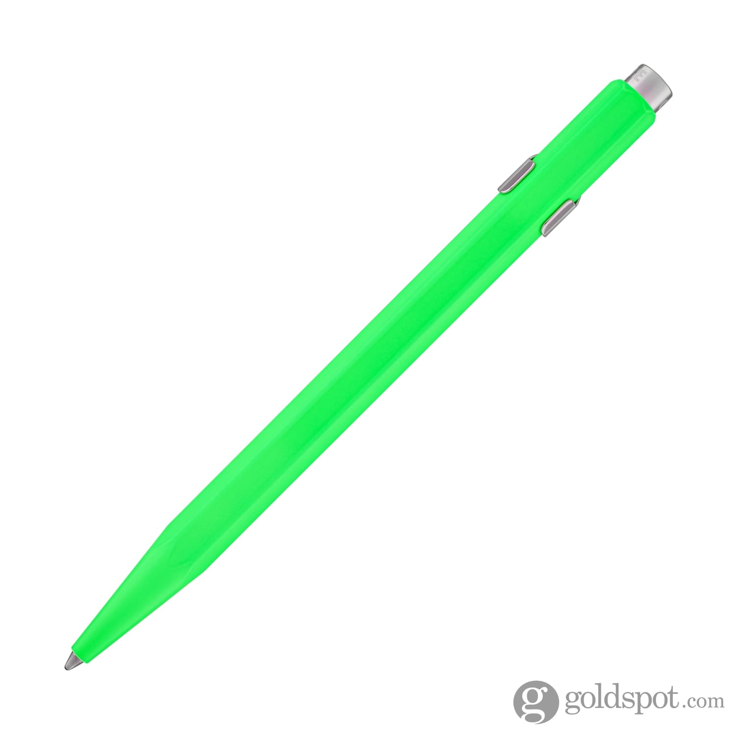 Premium Caran d'Ache 849 Metal Ballpoint Pen - Fluorescent Yellow & Green for Office, School & Gift Giving - Luxury Writing Instrument for Professionals & Students