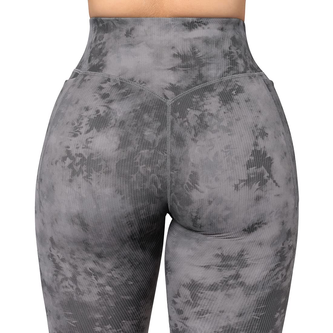 SUUKSESS Women's High Waisted Ribbed Seamless Leggings - Workout, Gym, Yoga Pants for Running, Lounge & Everyday Wear