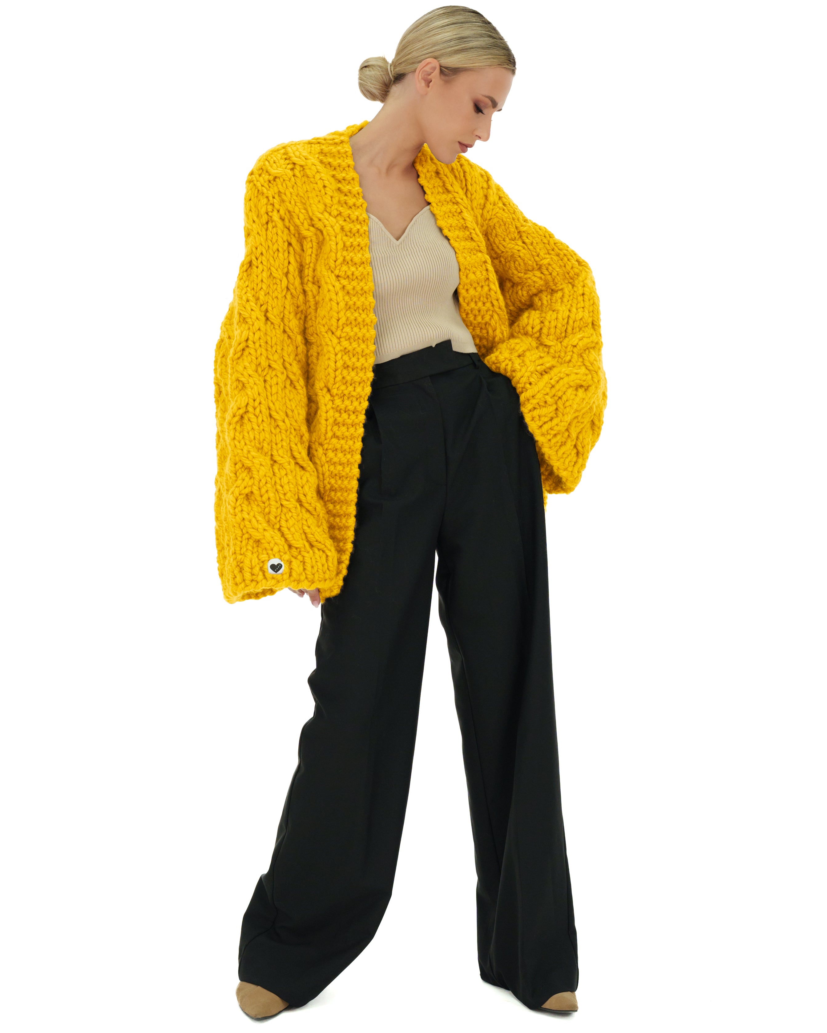 Cozy Cable Knit Cardigan Sweater for Women - Soft Chunky Knit Open Front Long Sleeve Wrap - Perfect for Fall, Winter & Layering Outfits