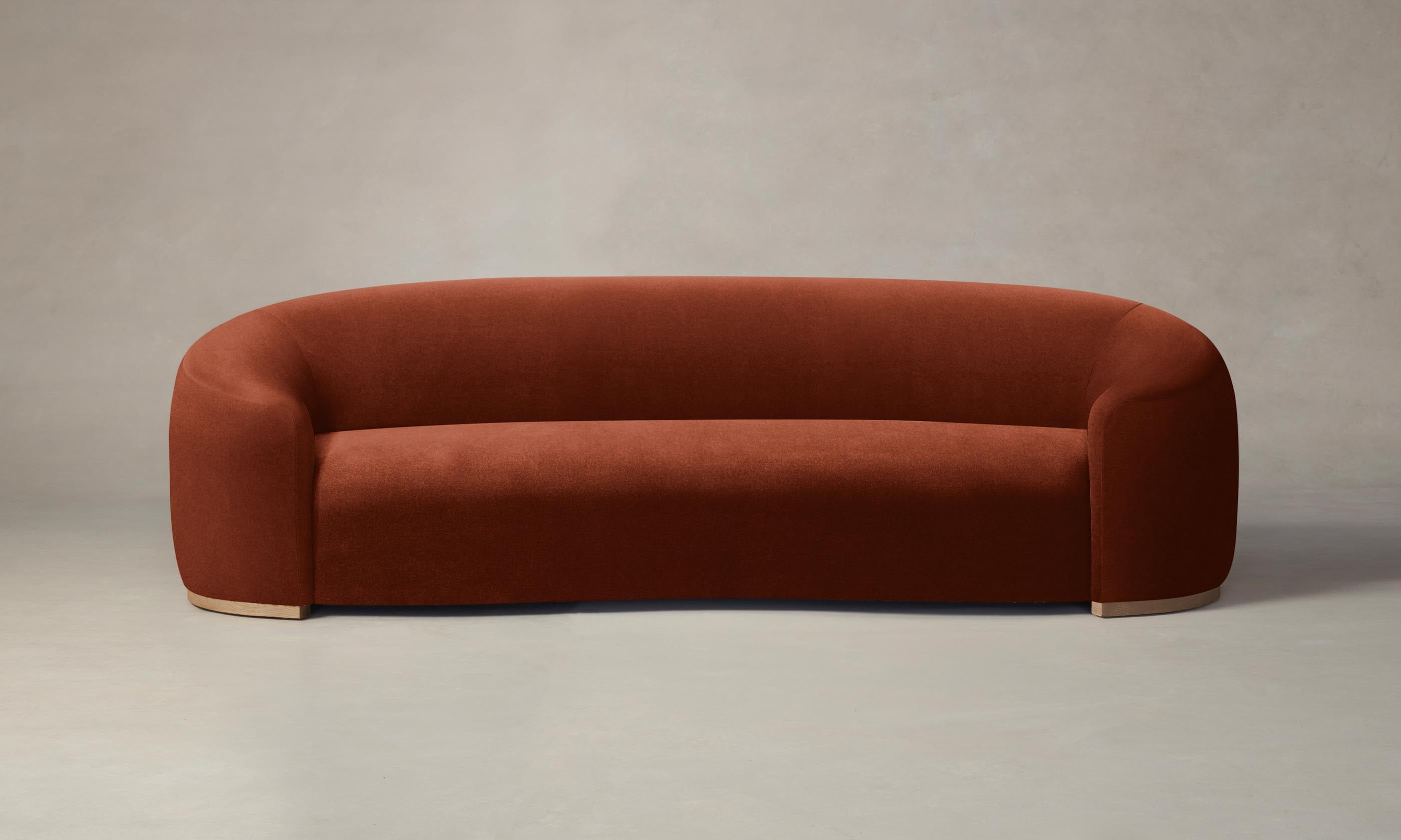 Premium Mohair Spice Chelsea Sofa - Luxurious Mid-Century Modern Living Room Furniture for Cozy Home & Stylish Entertaining