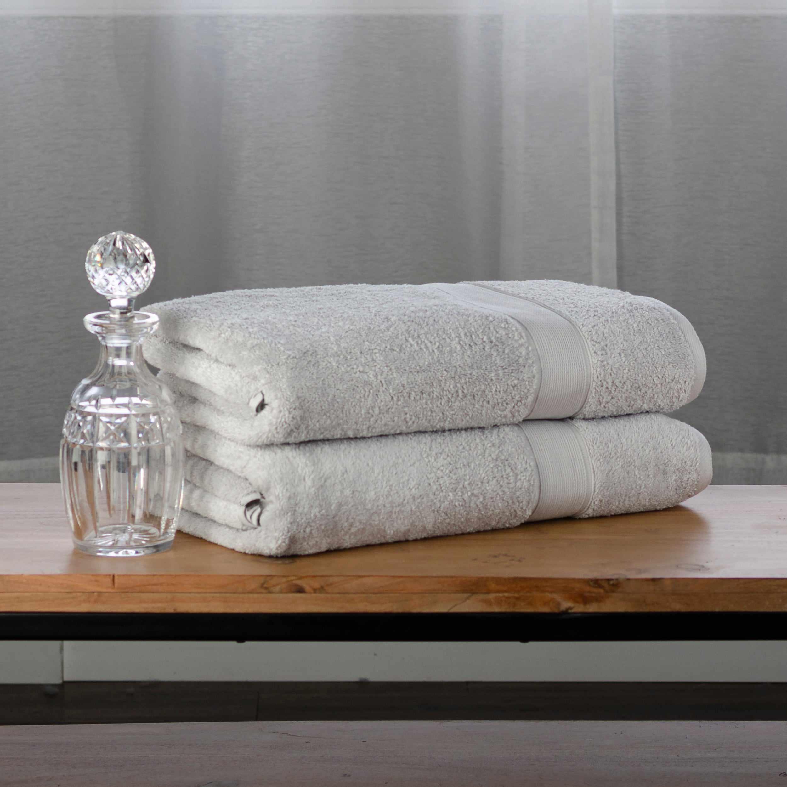 Premium Organic Cotton 650 GSM 2-Piece Bath Sheet Set - Ultra Soft & Absorbent Towels for Spa, Hotel & Luxury Bathroom Experience