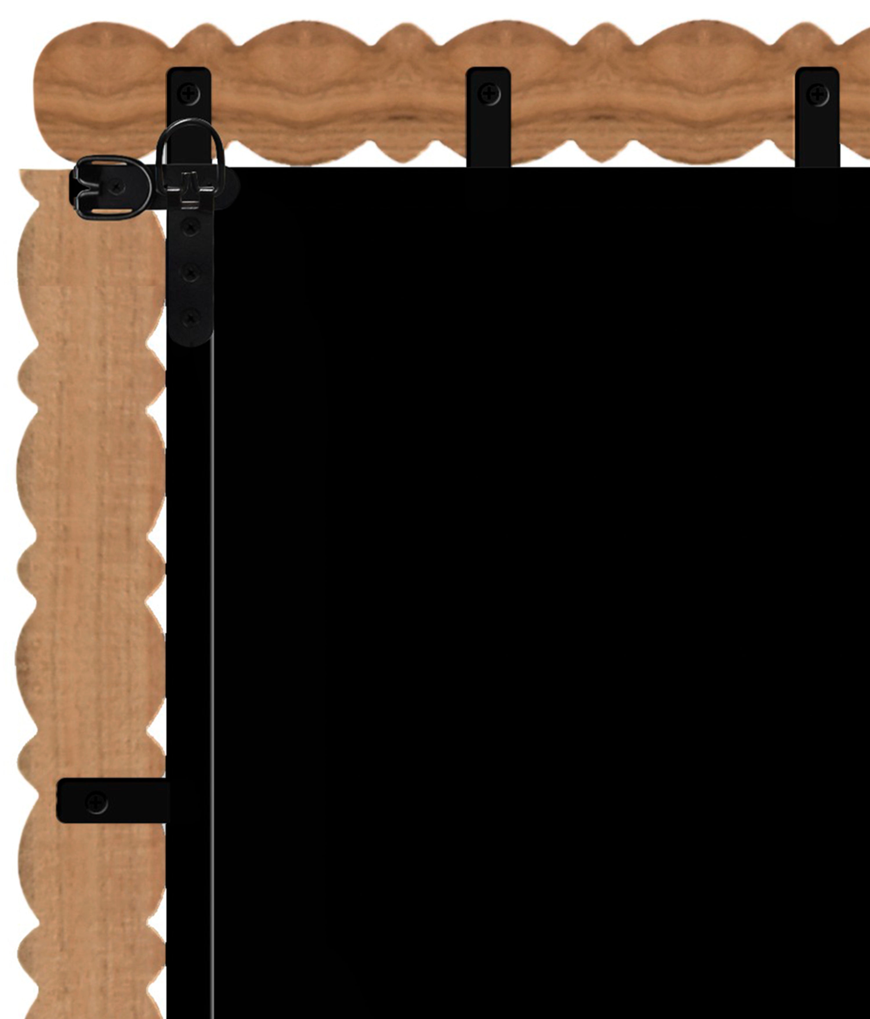 Aubrey Mirror 65M - Full Length Wall Mirror with Rustic Wood Frame, Perfect for Bedroom, Living Room, and Entryway Decor