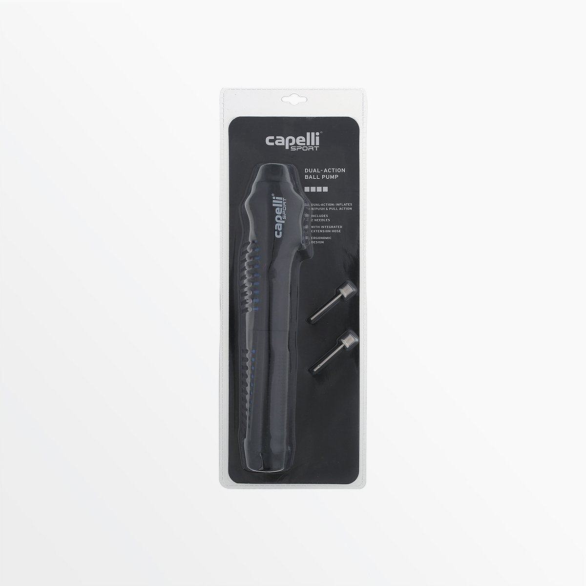 CAPELLI SPORT Ball Pump - High Pressure Hand Pump for Basketball, Soccer, Football & Volleyball - Perfect for Sports Equipment Maintenance at Home, Gym or Field
