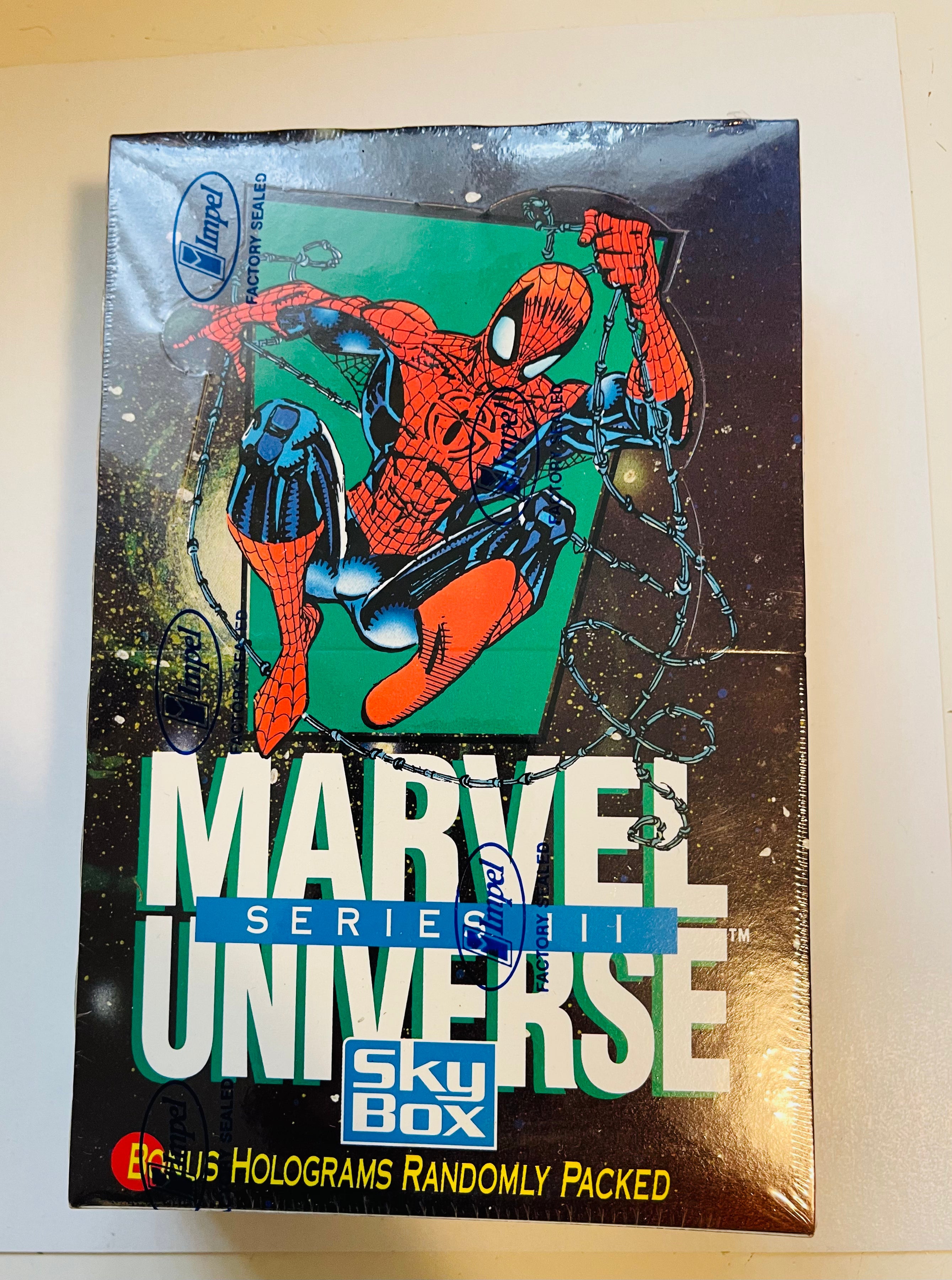 1992 Marvel Universe Series 3 Trading Cards - Factory Sealed Collectible Box | Perfect for Comic Fans & Card Collectors