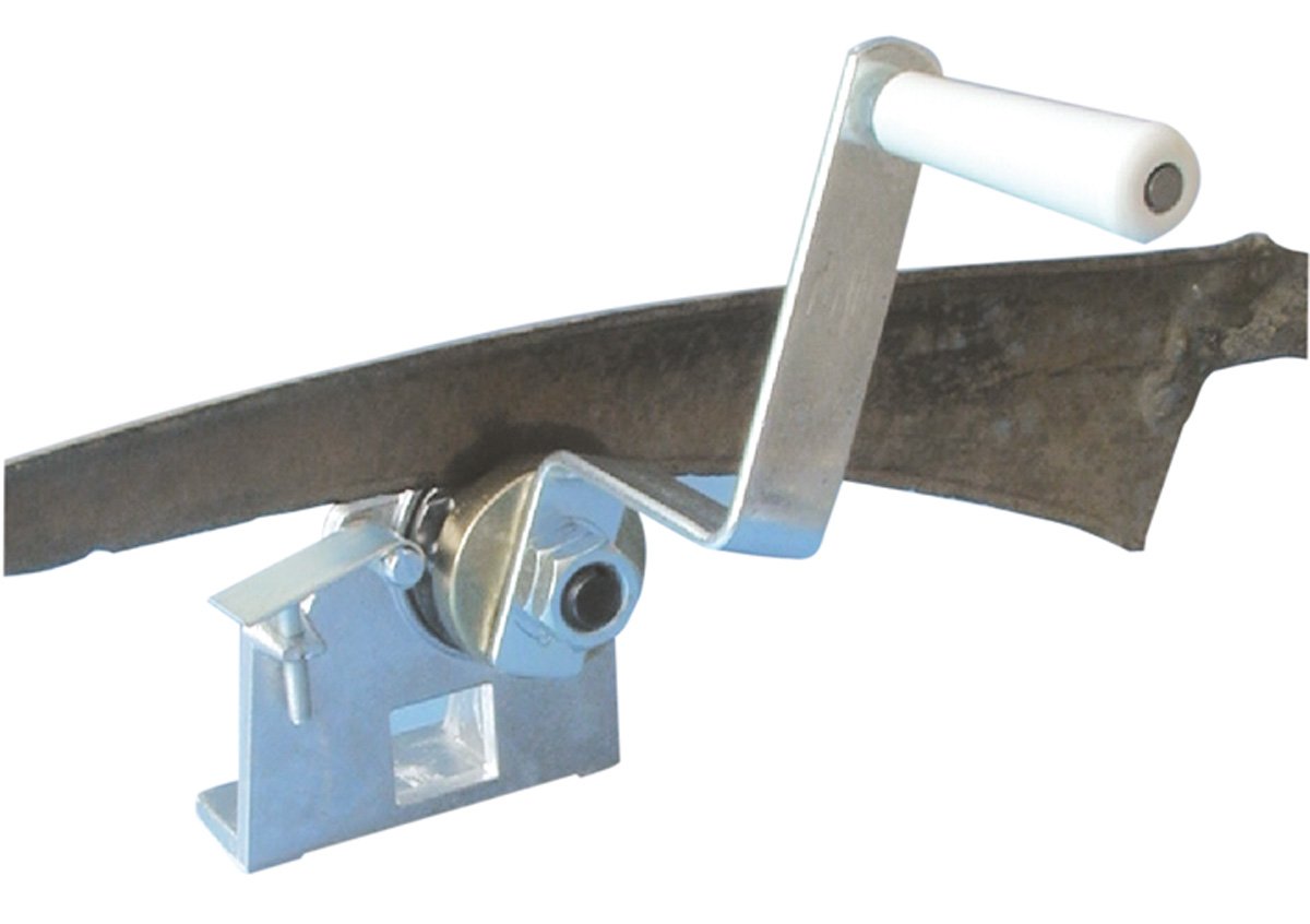 Berger & Schröter 30082 Professional Scythe Sharpening Machine - Silver & White | Blade Sharpener for Lawn Mower, Sickle, Scythe | Perfect for Garden Maintenance & Farming Tools Care