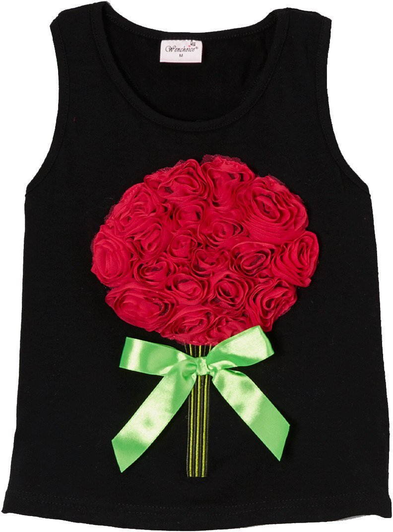 Black Rose Bouquet Tank Top for Women - Gothic Aesthetic Shirt for Casual Wear, Cosplay, and Alternative Fashion