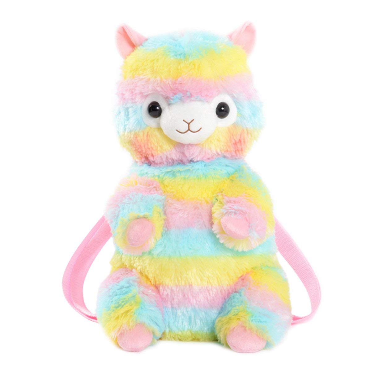 LANFIRE Cute Cartoon Animal Backpack - Hamster, Squirrel, Rainbow Sheep & Panda Design - Lightweight Shoulder Bag for Kids, Teens & Adults - Perfect for School, Travel & Outdoor Adventures