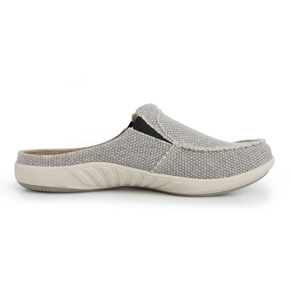 Comfortable Men's Canvas Slippers - Breathable & Lightweight House Shoes for Indoor/Outdoor Wear - Perfect for Lounging, Yoga, and Beach Use