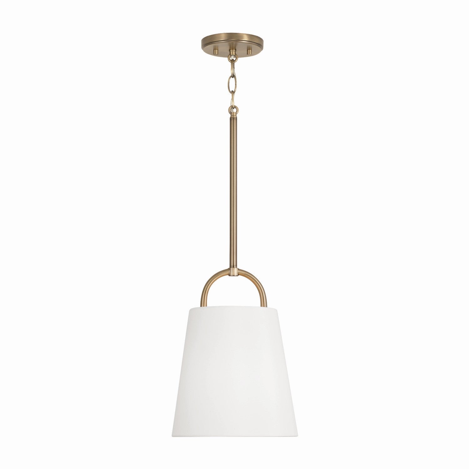 Courtney One Light Pendant - Modern Hanging Light Fixture for Kitchen Island, Dining Room & Bedroom | Elegant Ceiling Lighting for Home Decor