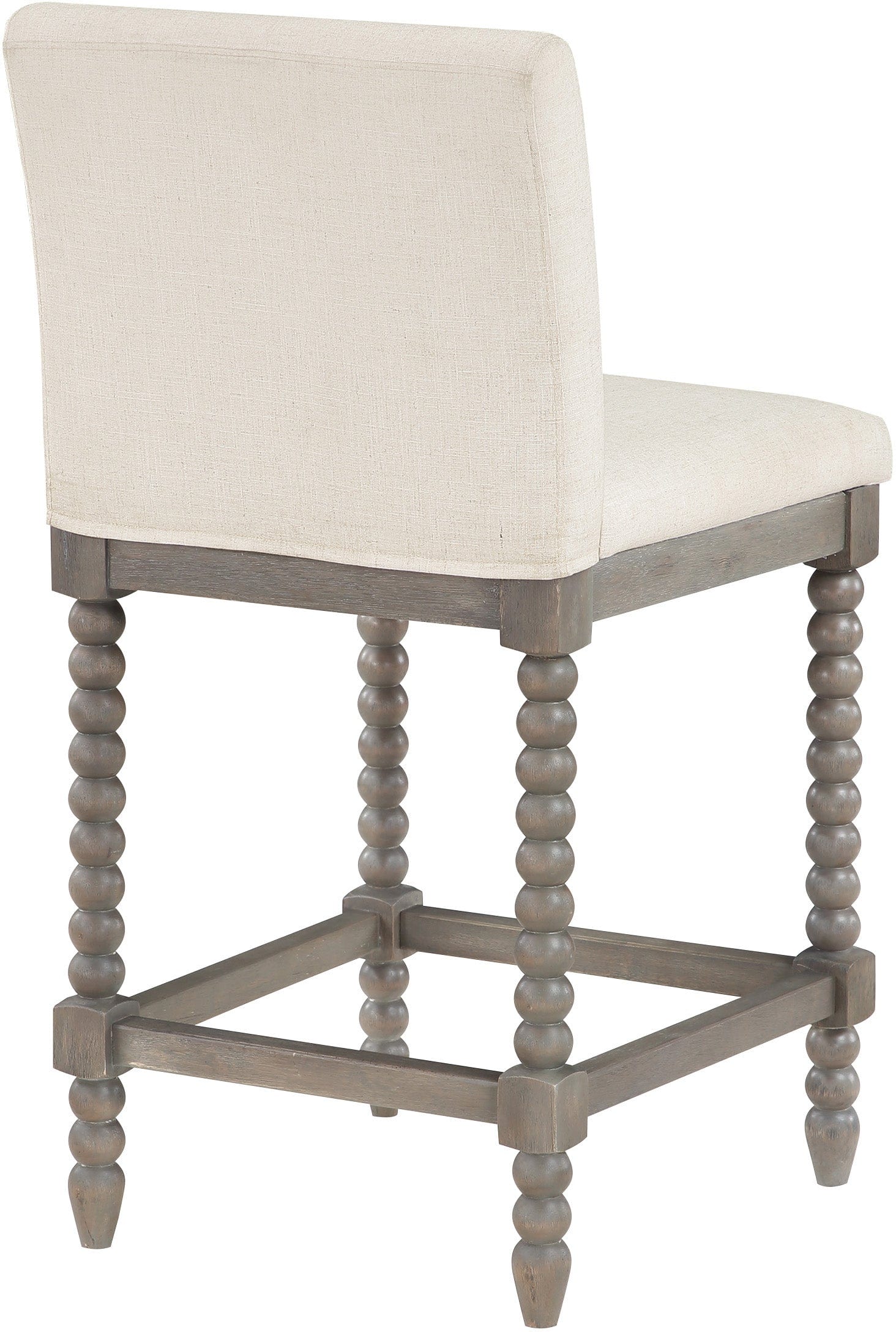 Office Star Abbott 26 Spindle Stool - Adjustable Height Bar Stool with Back Support - Perfect for Home Office, Kitchen Island & Commercial Use [ABB26]