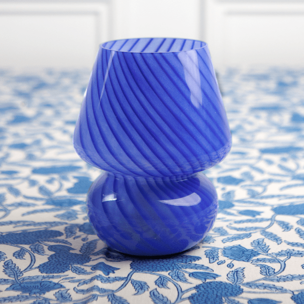 Cobalt Blue LED Night Light - Modern & Joyful Mood Lighting for Bedroom, Nursery, or Living Room | Energy-Efficient & Soothing Ambiance