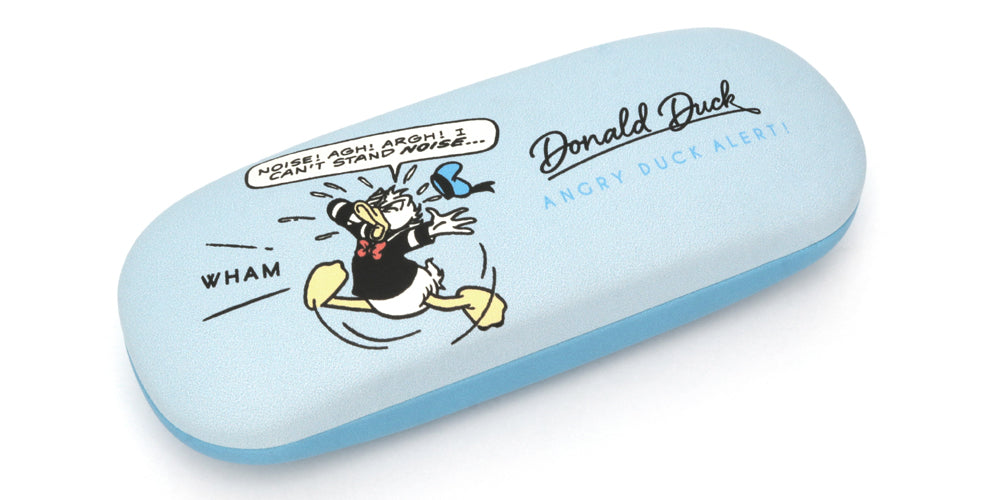 JINS x Disney Collection Donald Duck Hard Case - Durable Protective Eyewear Storage for Travel, Sports & Everyday Use