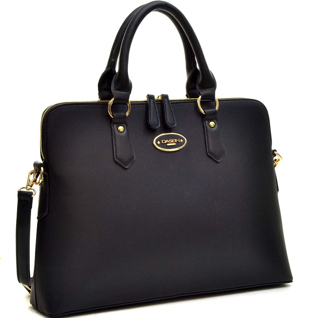 Dasein Women's Two-Tone Tote Bag - Stylish Colorblock Shoulder Purse for Work & Travel