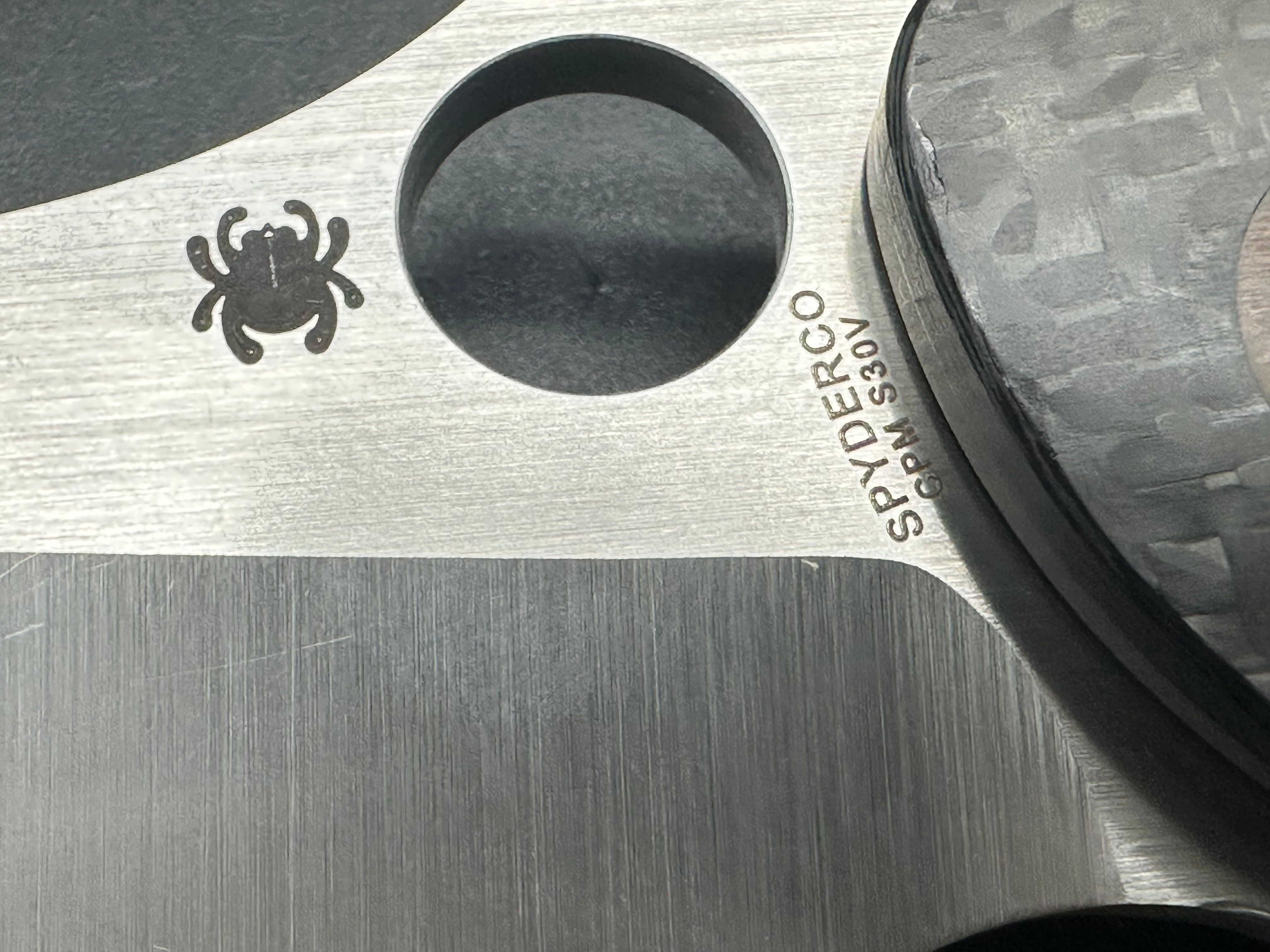 Spyderco Magnitude Folding Knife - Rare Peter Carey Flipper C212CFP, CPM S30V Steel Blade with Carbon Fiber Handle | EDC, Outdoor, Camping & Survival Gear