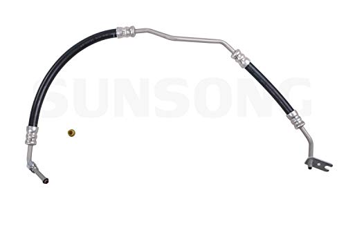 Sunsong 3402786 Power Steering Pressure Line Hose Assembly - Replacement for Smooth Steering Performance - Perfect for Trucks, SUVs, and Sedans