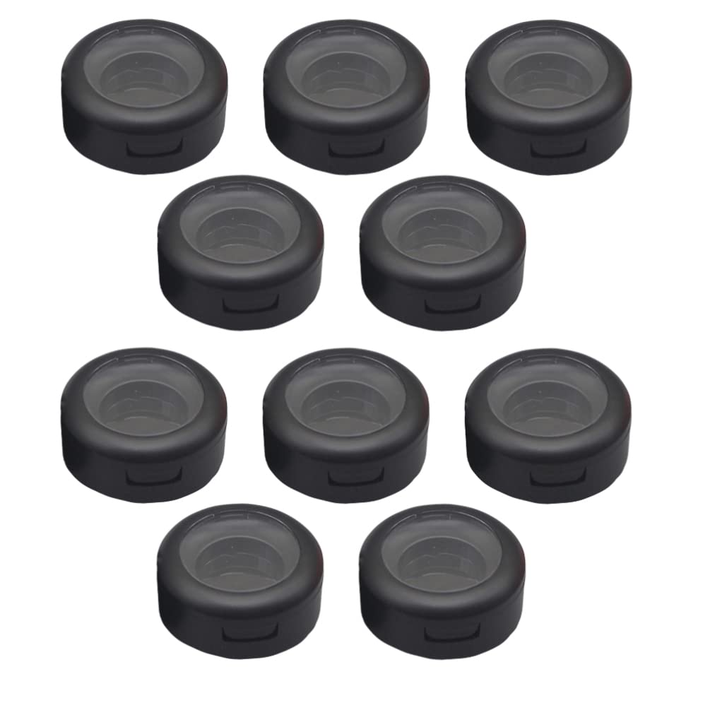 Minkissy 10pcs Empty Eyeshadow Jars - Travel Makeup Organizers for Cosmetics