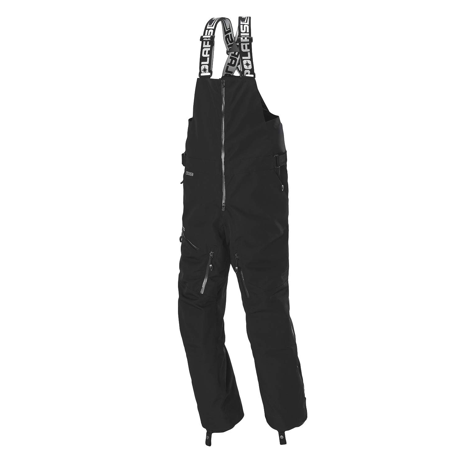 Polaris Tech54 Revelstoke Mountain Snowmobile Bibs - Waterproof Insulated Snow Pants for Men & Women (Small, Black) - Ideal for Snowmobiling, Skiing & Winter Outdoor Activities