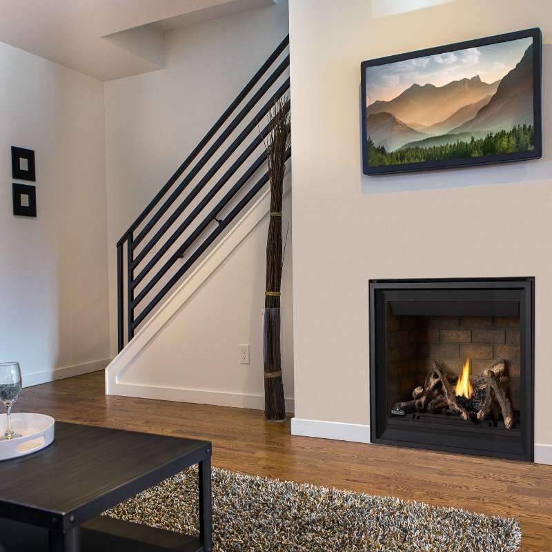 Napoleon Altitude 42 Inch Direct Vent Gas Fireplace - A42 Model | Indoor Home Heating & Cozy Living Room Fireplace for Winter