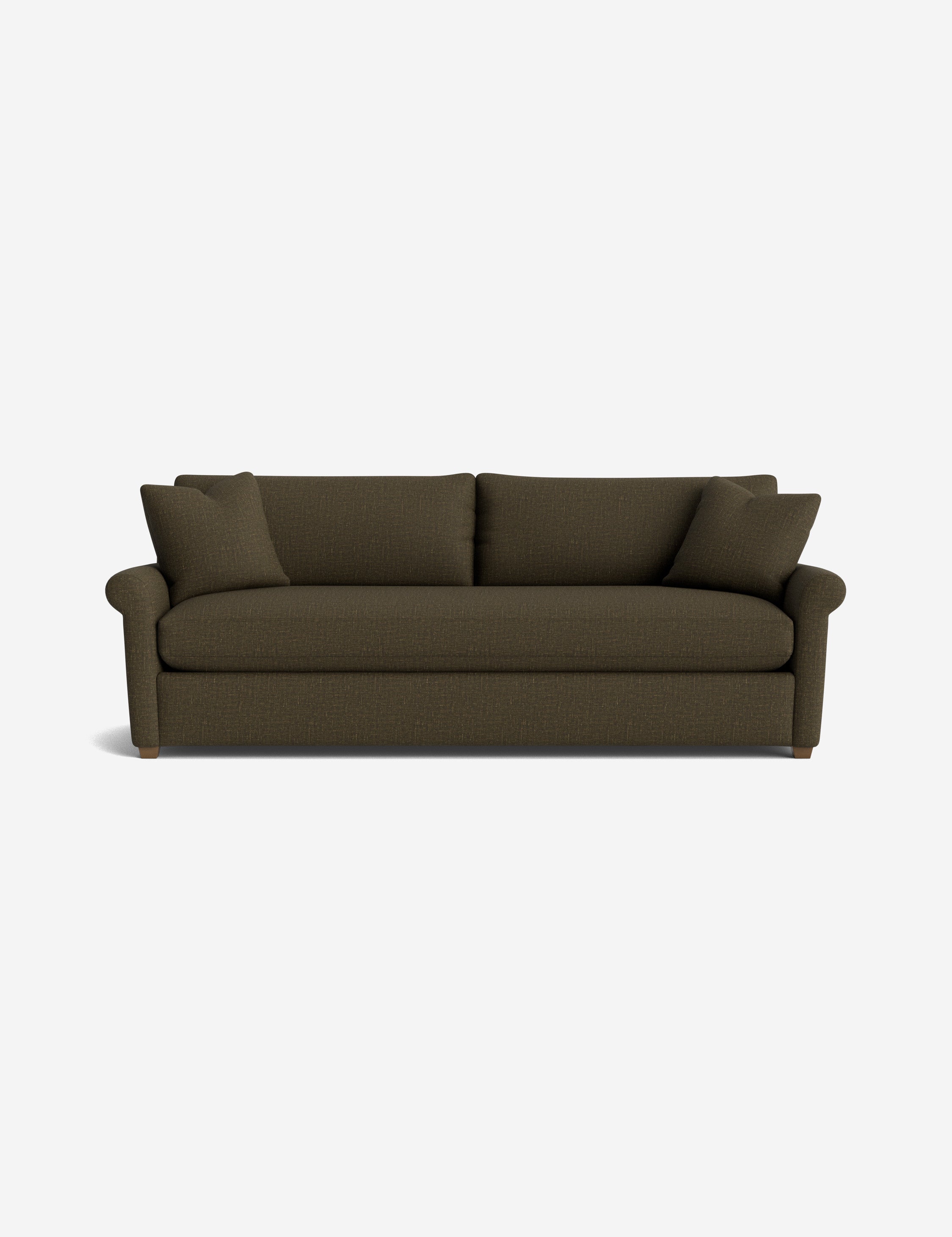 Everdeen Sofa - Modern Comfortable 3-Seater Couch for Living Room, Home Theater & Office - Soft Fabric Upholstery with Sturdy Wooden Frame - Perfect for Relaxing, Entertaining & Small Spaces
