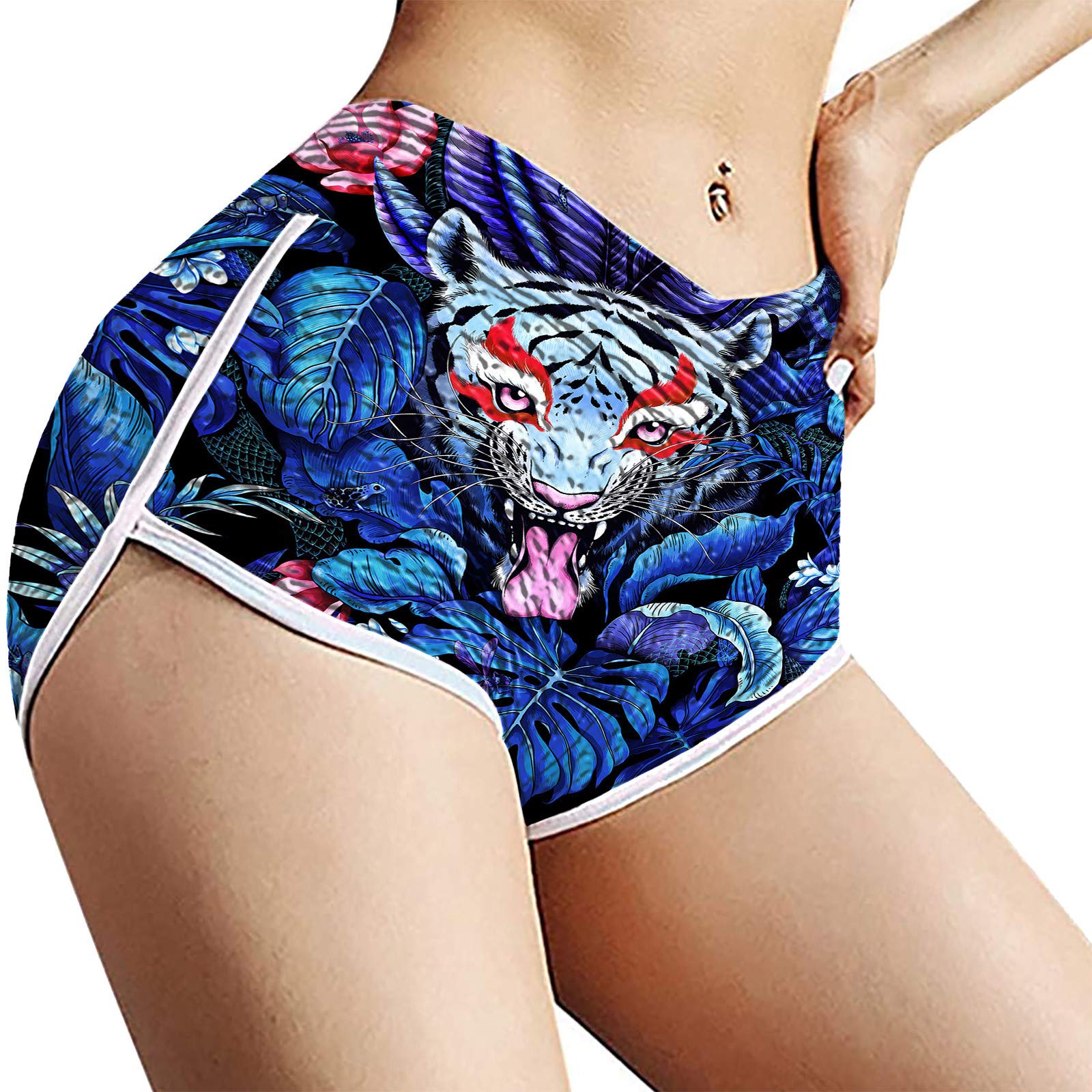 Posijego Women's Tummy Control Compression Shorts - High Waisted Bodycon Leggings for Summer & Fall | Office Work & Casual Wear | Slimming Shapewear for Everyday Comfort