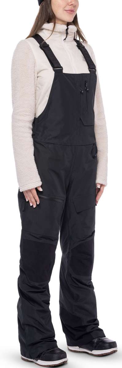 686 Women's Geode Thermagraph Bib Snow Pants 2023 - Waterproof Insulated Winter Ski Pants for Women - Perfect for Skiing, Snowboarding & Cold Weather Outdoor Activities