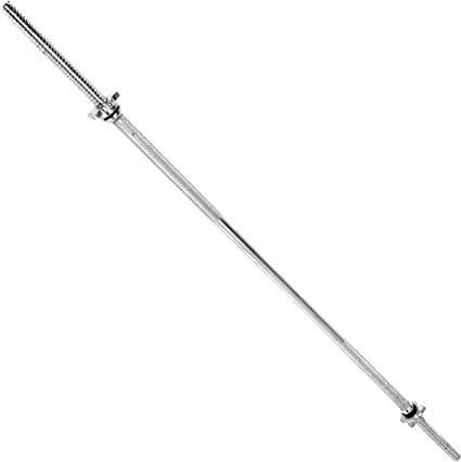 7 Foot Standard Olympic Barbell - 20kg Weightlifting Bar for Home Gym & CrossFit Training