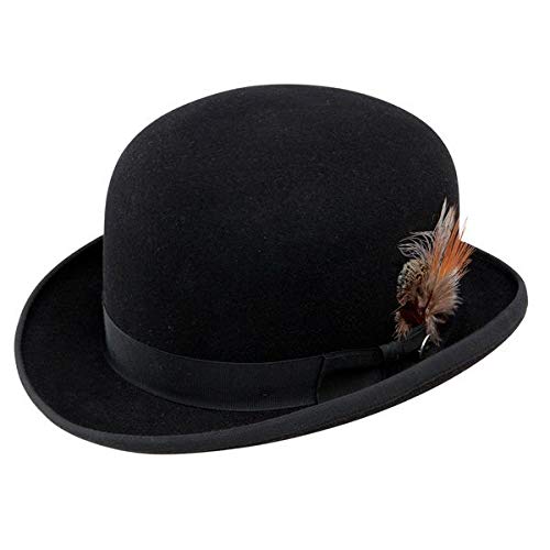 Stetson Wool Felt Derby Hat for Men - Classic Formal & Casual Wear