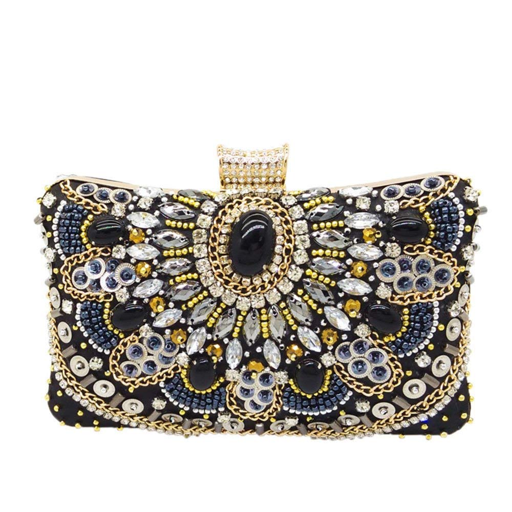 Vintage Beaded Evening Handbags for Women - Elegant Wedding & Cocktail Clutch Purse | Perfect for Formal Events, Parties & Special Occasions
