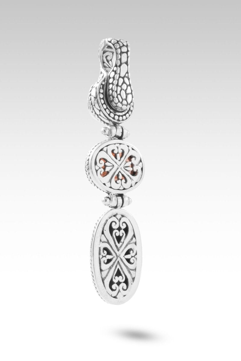 Forgiveness Pendant™ - Genuine Garnet, Limestone, Orange Sunstone & White Moonstone Spiritual Jewelry for Meditation, Healing & Positive Energy