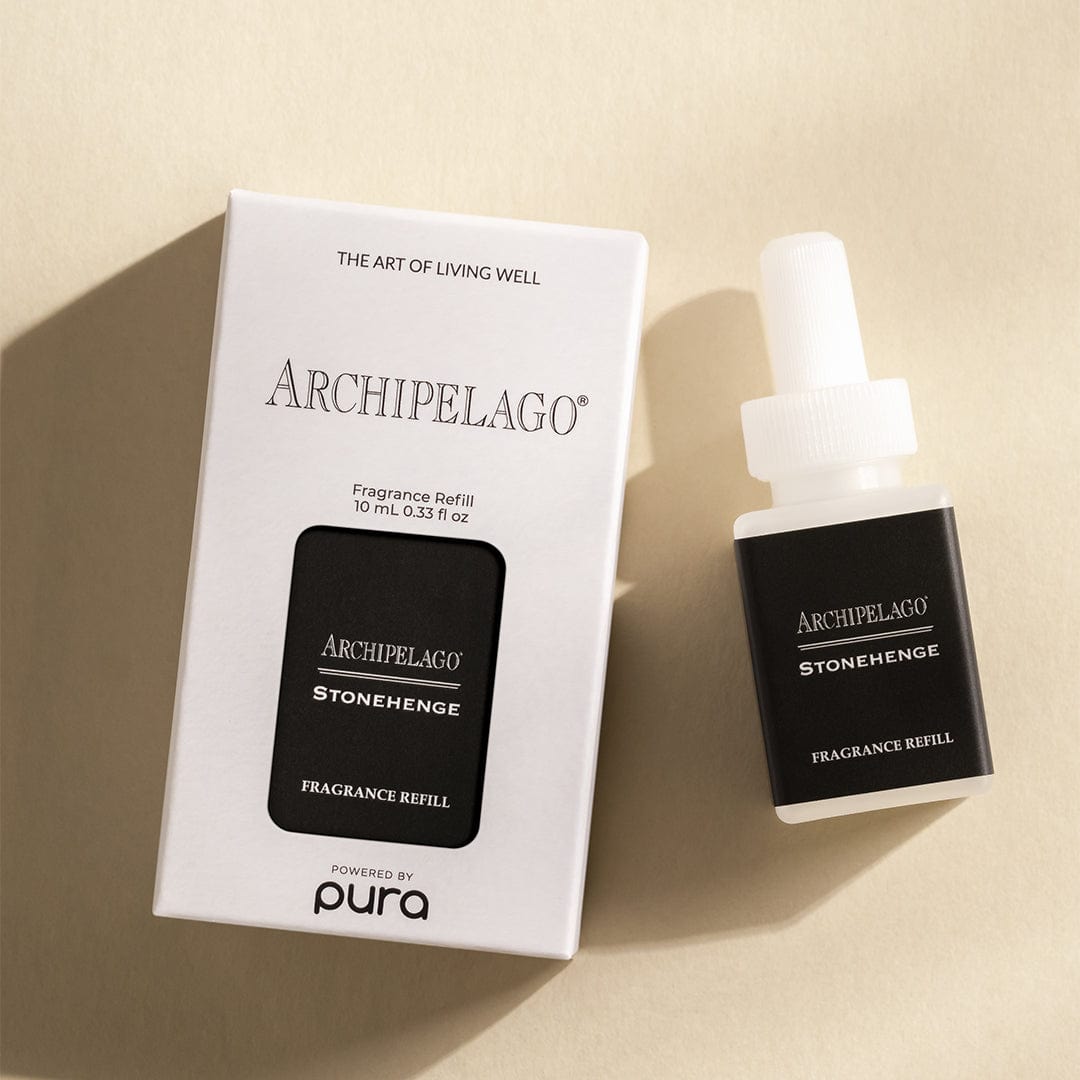 Stonehenge Pura Essential Oil Diffuser Refill Set - Aromatherapy Scented Oil Refills for Home, Office & Spa Relaxation