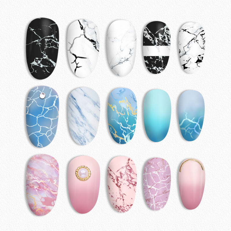 BORN PRETTY Nail Stamping Plate L001 - Floral Texture Design for DIY Nail Art | Perfect for Home Manicures & Professional Salon Use