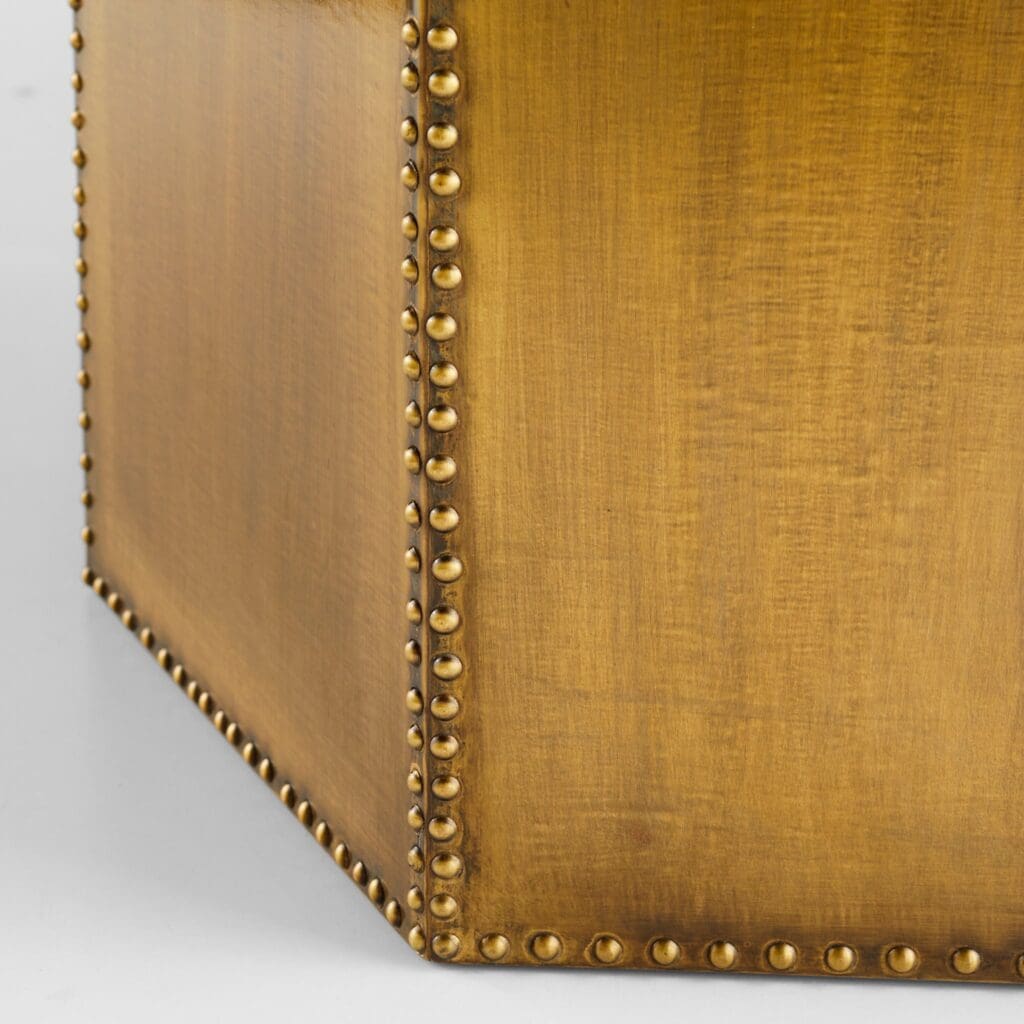 Cyan Design 11509 Korio Brass Accent Table - Elegant Side Table for Living Room, Bedroom, or Office Decor