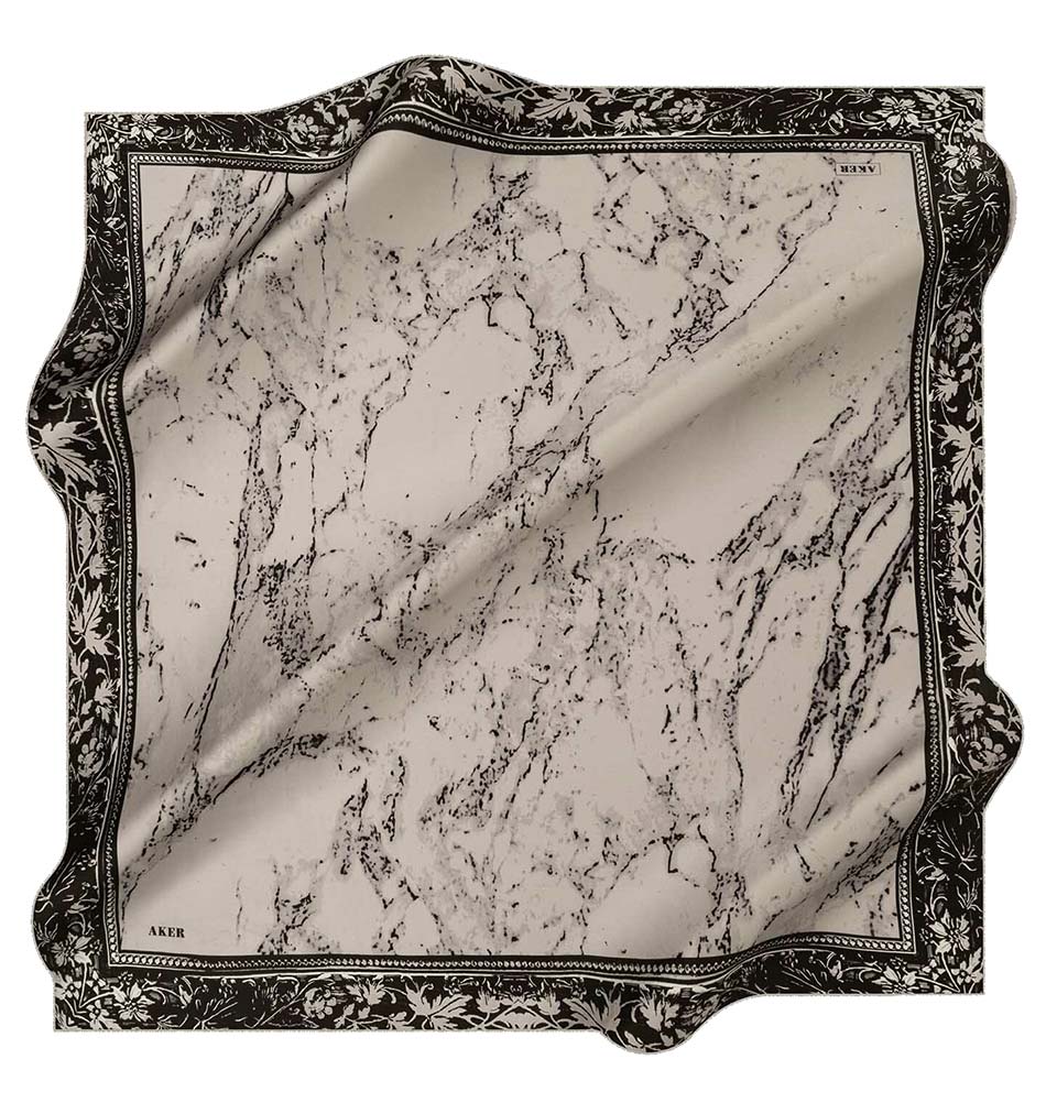 Aker Turkish Silk Hijab Scarf - Lightweight & Breathable for Women, Spring Summer 2020 Collection (#8096 371) - Perfect for Daily Wear, Prayer, Office & Special Occasions