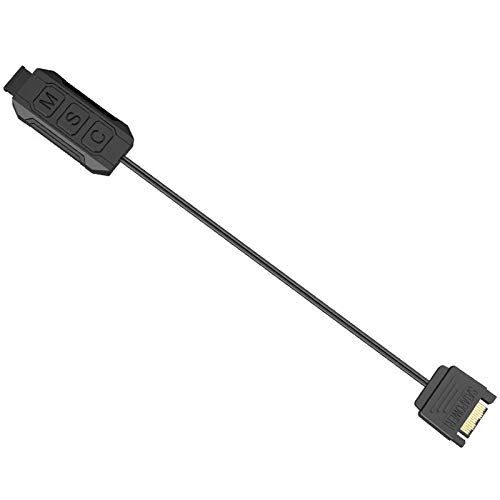 MAKAA RGB Controller for PC Fans & LED Strips - 5V ARGB, SATA/Molex - Gaming PC Setup