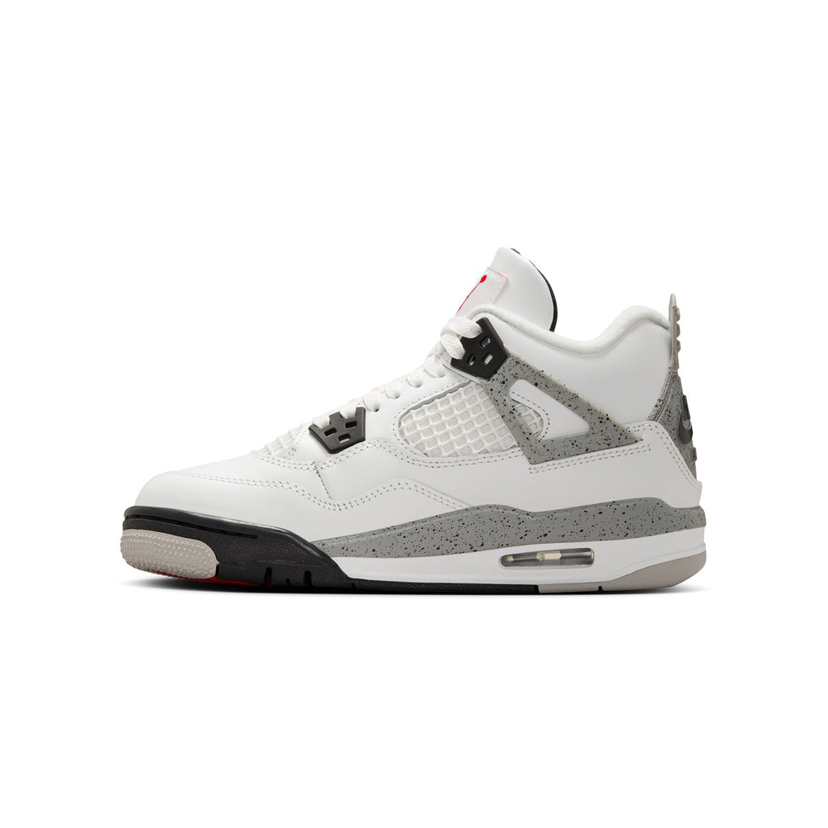 Air Jordan 4 Retro 'White Cement' Kids Basketball Shoes - Comfortable Sneakers for Boys & Girls - Perfect for School, Sports & Casual Wear